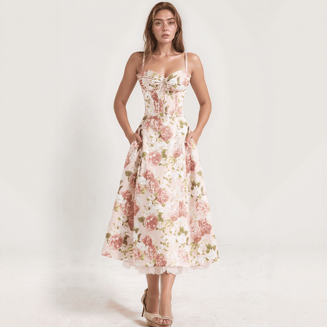 Maribel | Bloom Midi Dress
