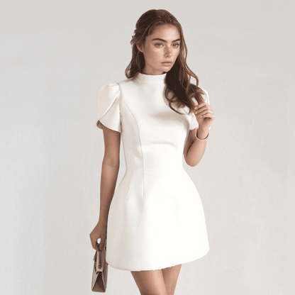 Selina | Puff Sleeve Mini Dress