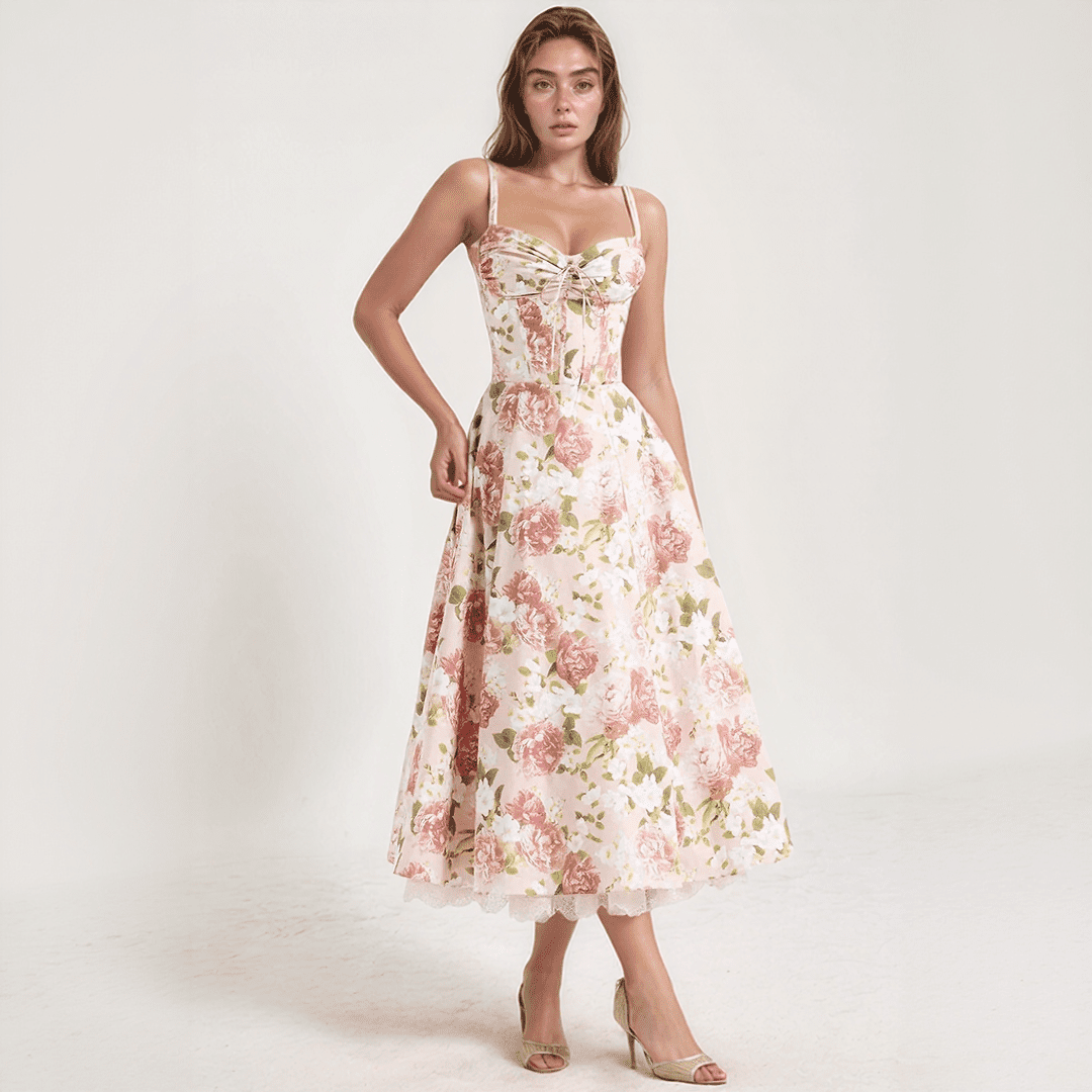 Maribel | Bloom Midi Dress
