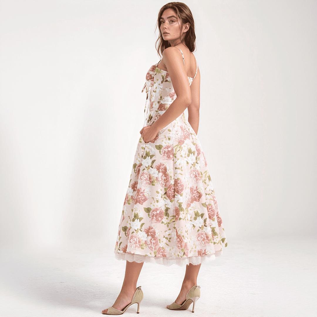 Maribel | Bloom Midi Dress