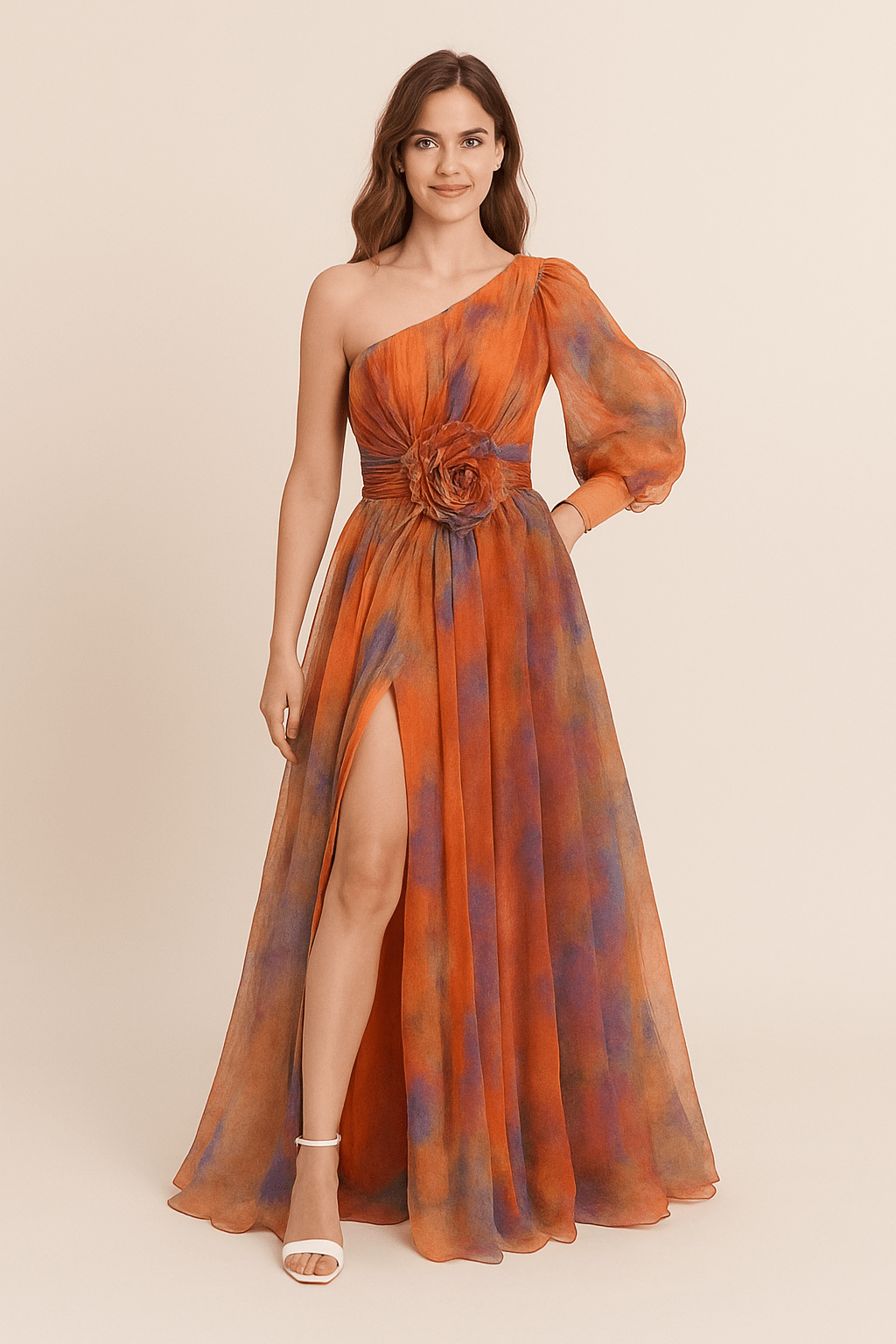 Galiana | Women’s One‑Shoulder A‑Line Dress